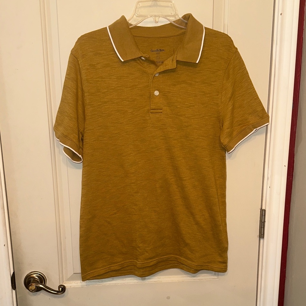 Goodfellow & Co Mustard Polo Shirt